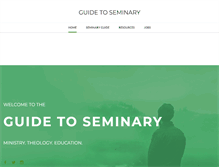 Tablet Screenshot of guidetoseminary.com